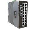 Industriell Ethernet-switch, single-mode, 80km, RJ45-portar 16, Fiberportar 2SC, 1Gbps, Lager 2 hanterat